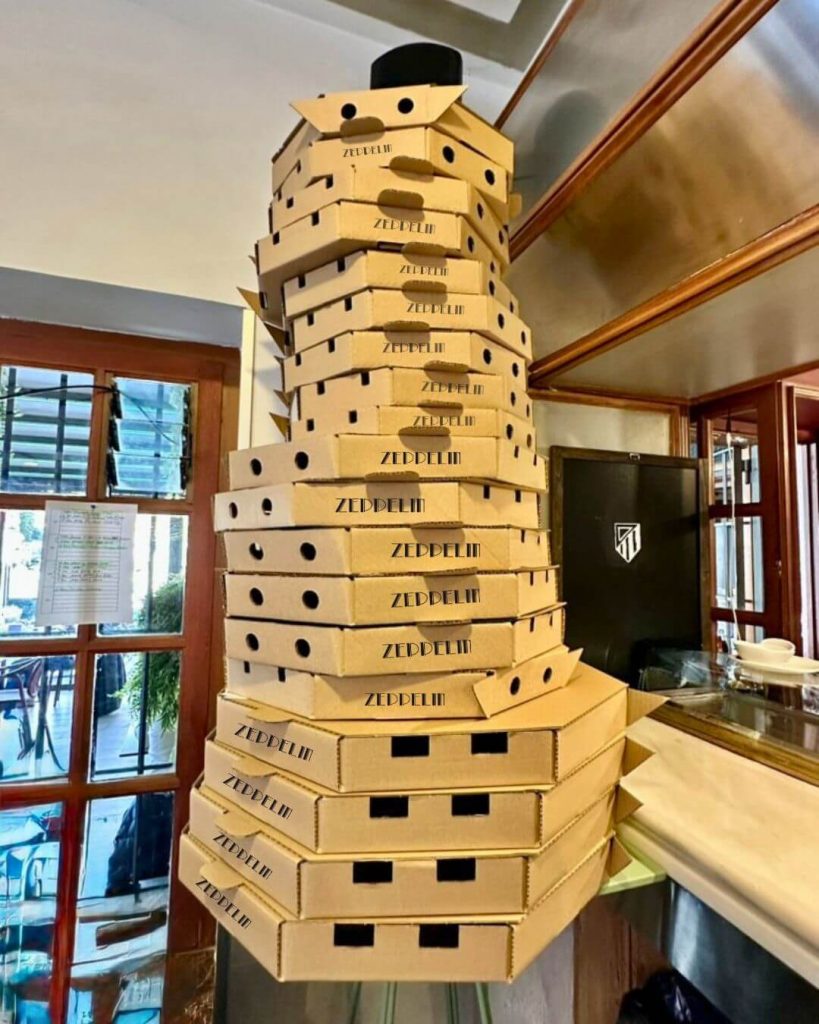 Preparación de arroces para llevar en cocina ZEPPELIN