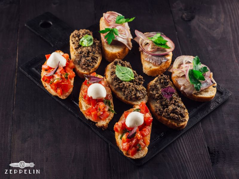 Entrantes para cenas de Navidad en ZEPPELIN