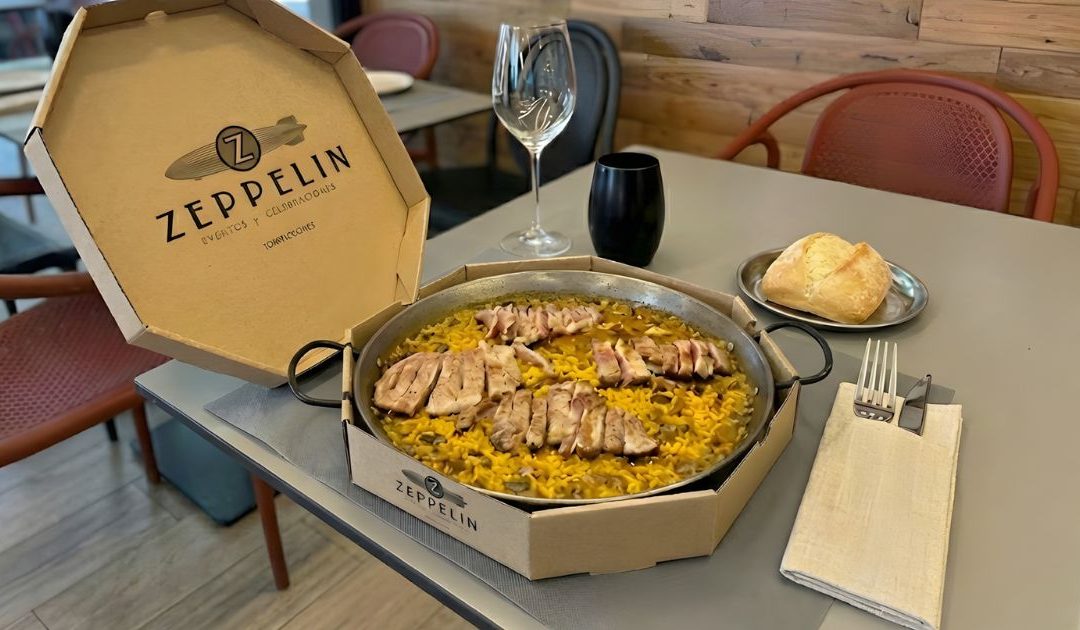 Arroz para llevar de Restaurante Zeppelin en Torrelodones, listo para recoger